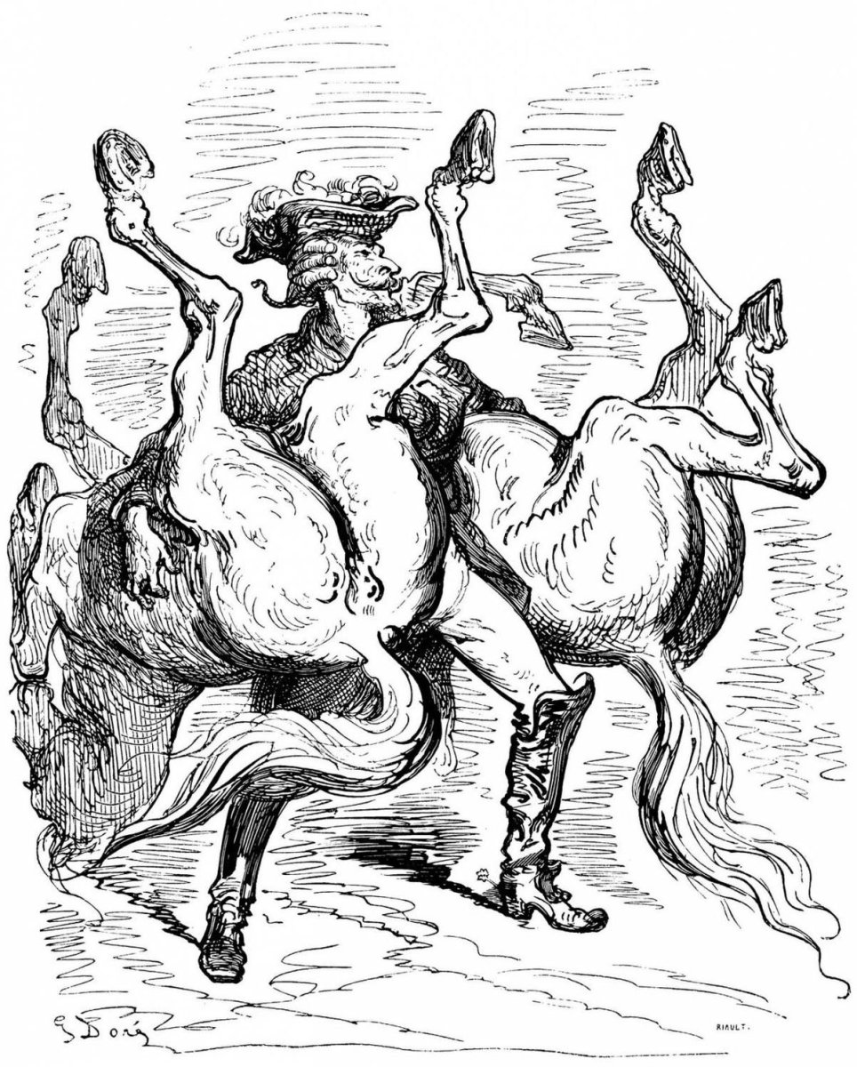 Распе приключения барона Мюнхаузена Доре