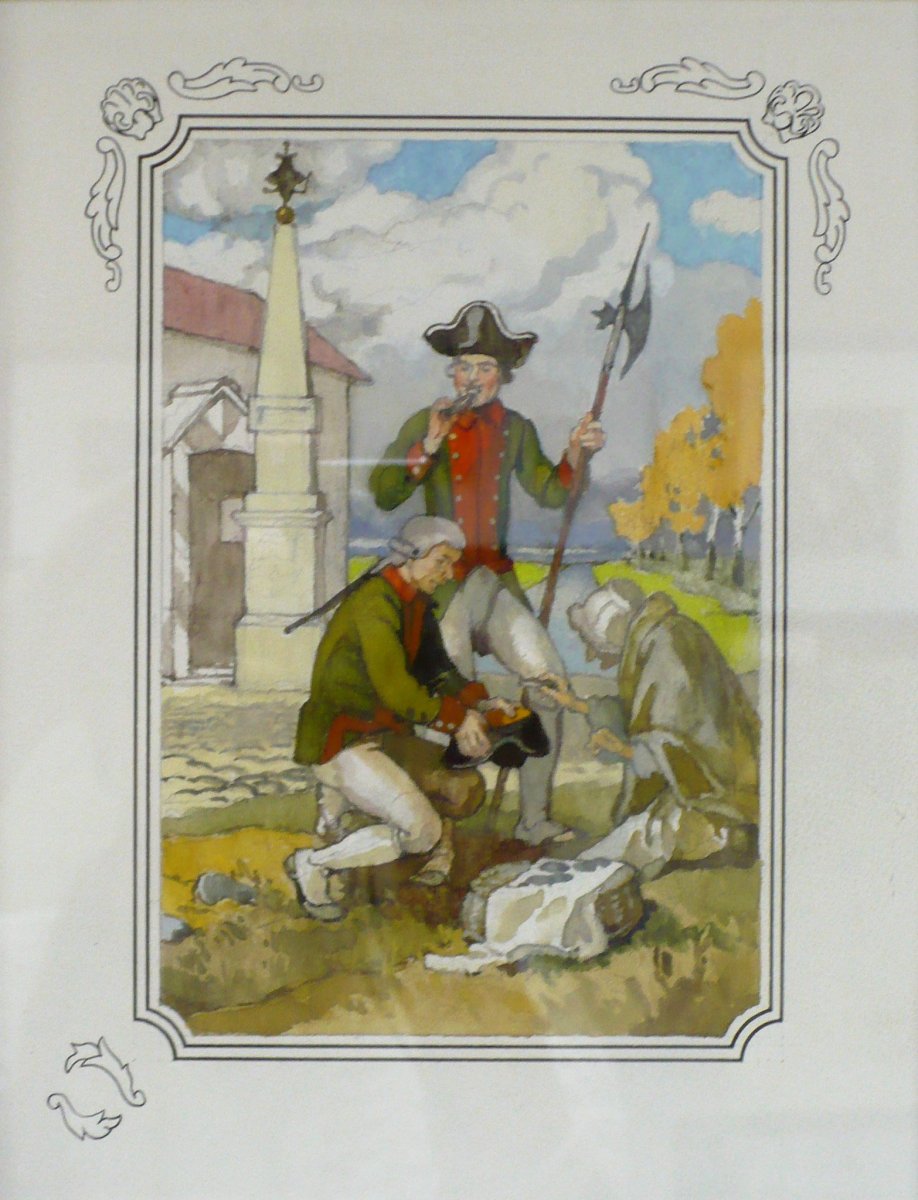 Барон Мюнхгаузен на лошади