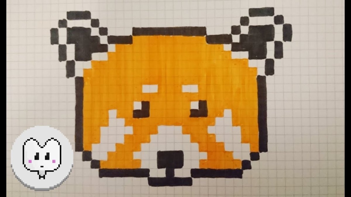 Коала пиксель арт