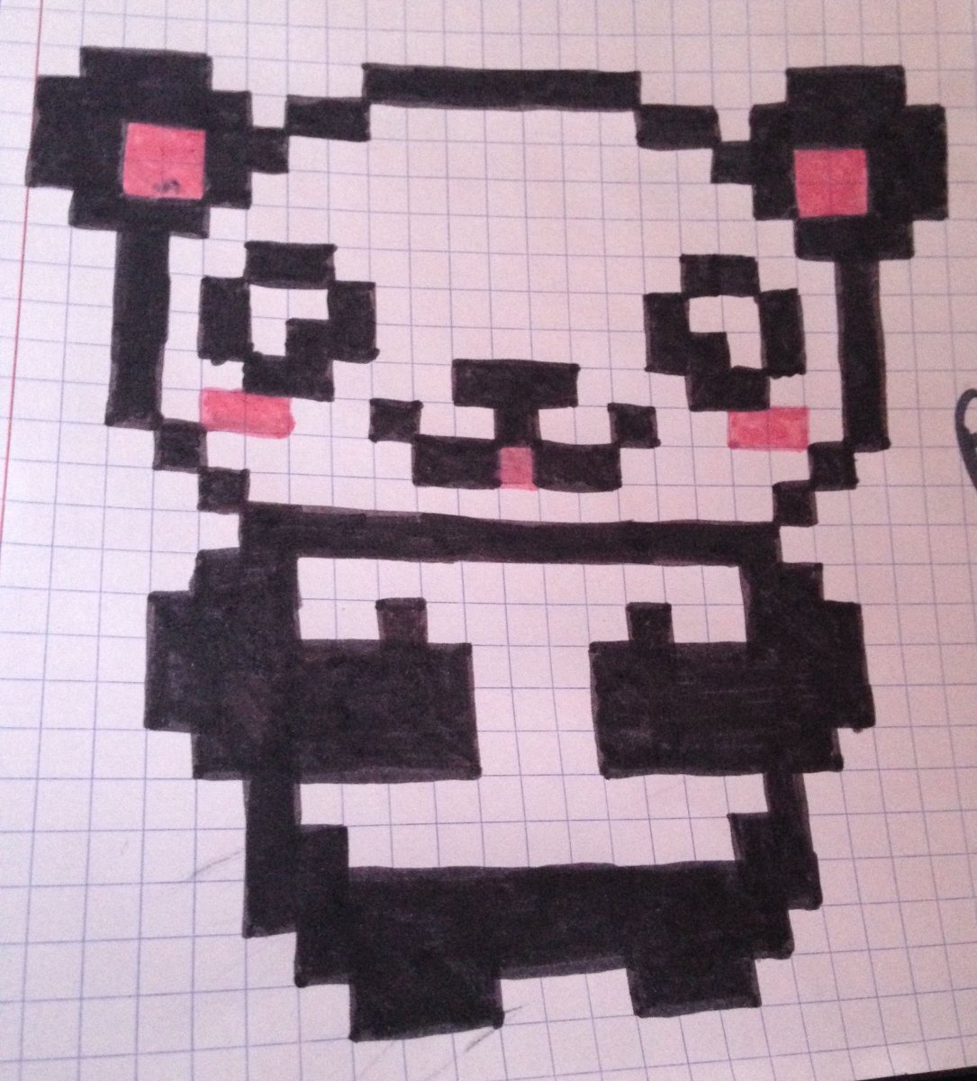 Пиксельные панды