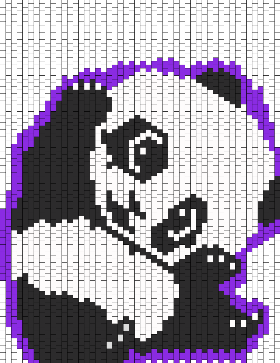 Рисунки по клеточкам Панда