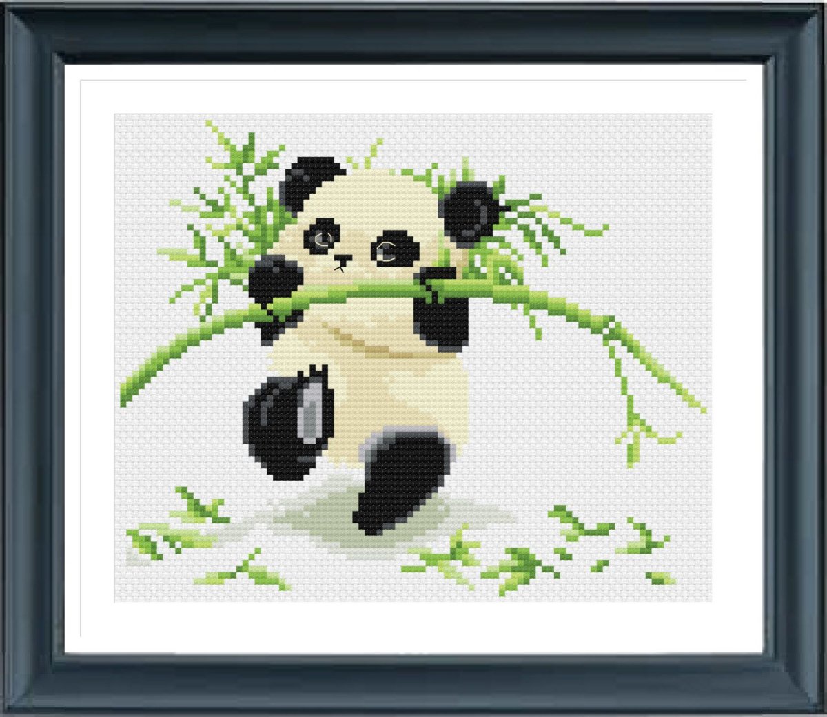 Рисунки по клеткам Панда