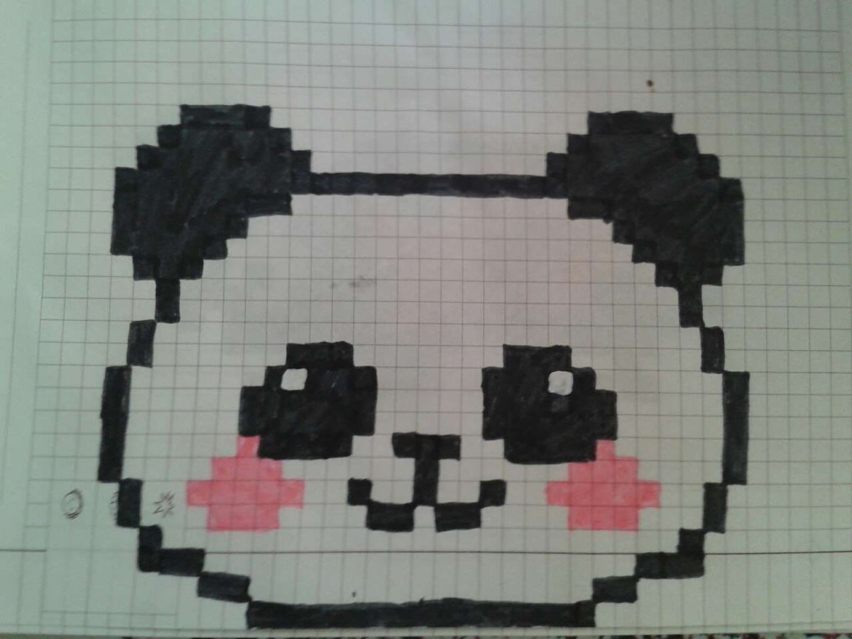 Картинки по клеточкам