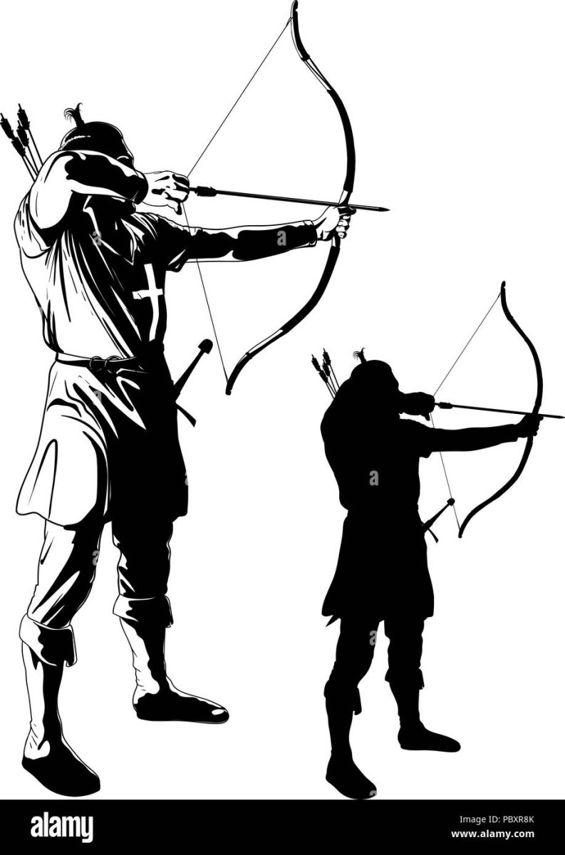 Лучник контур