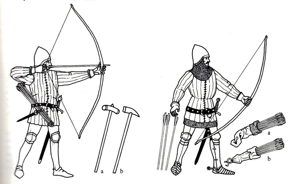 Английский лучник 14 век
