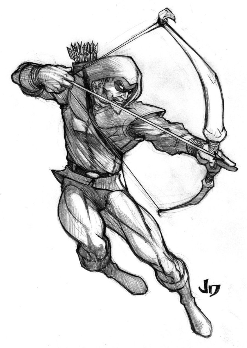 Лучник карандашом