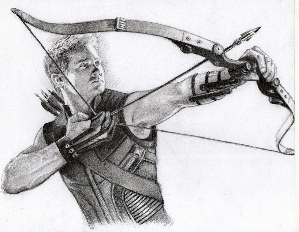 Лучник рисунок