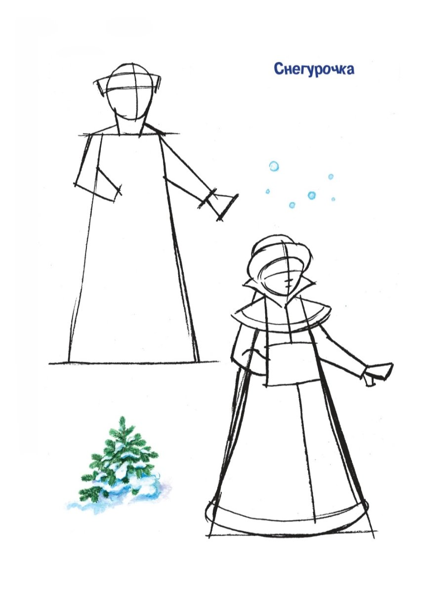 Костюмы Виктора Васнецова к опере Снегурочка