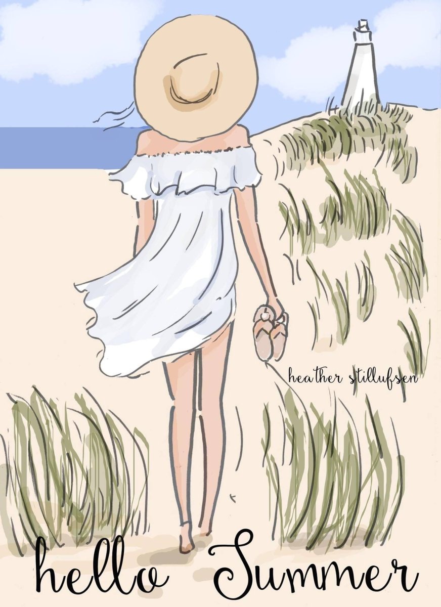 Милые иллюстрации лето
