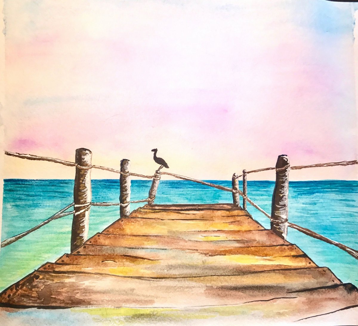 Красивые пейзажи для срисовки