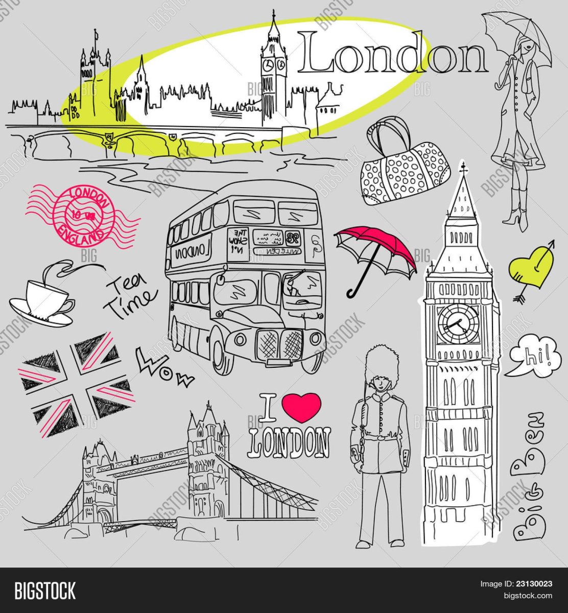 Рисунки на английскую тематику