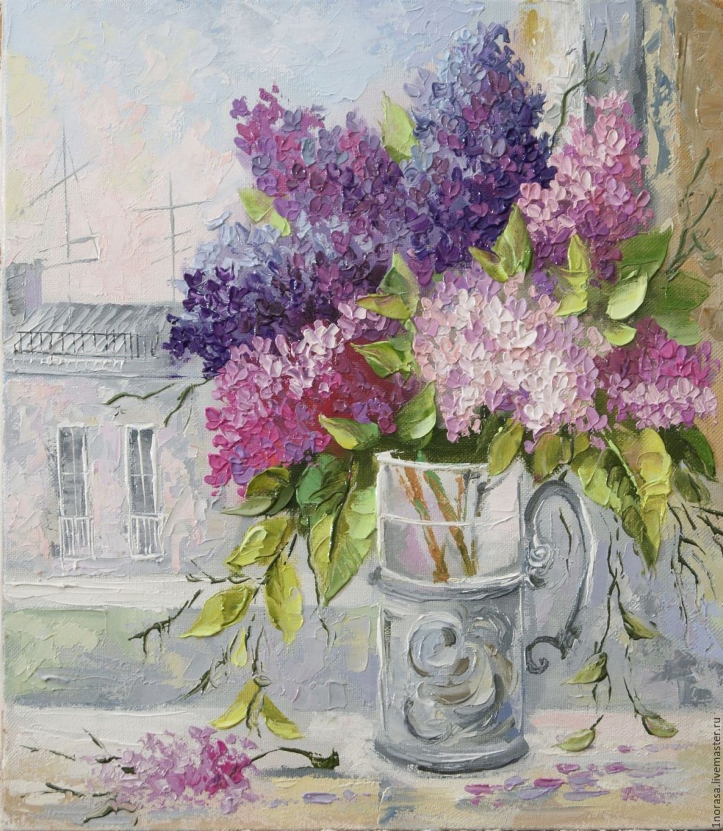 Пуантилист сирень