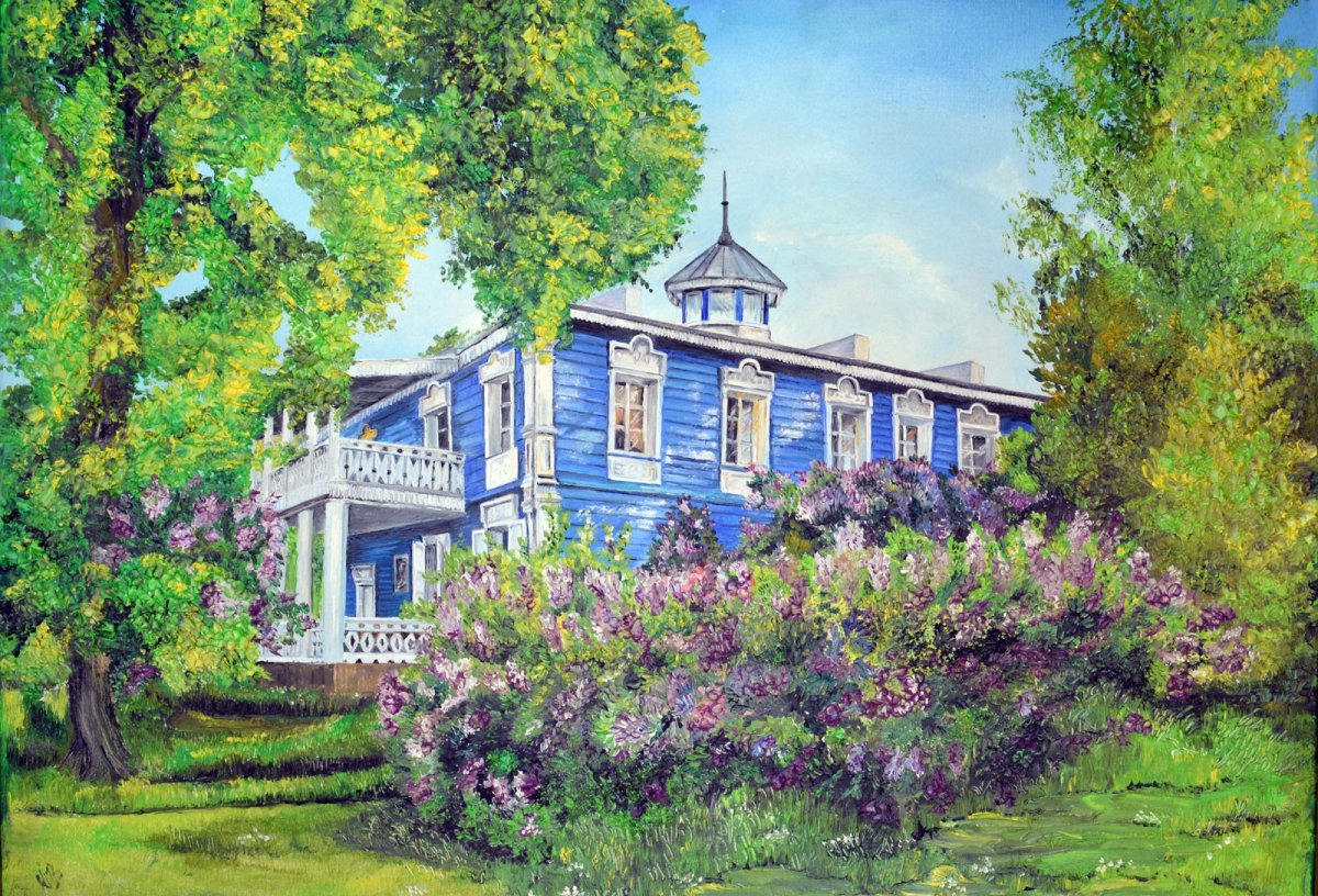 Сирень стилизация