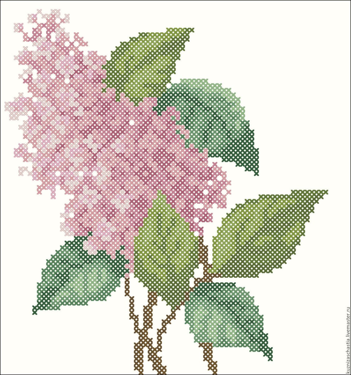 Правополушарное рисование сирень