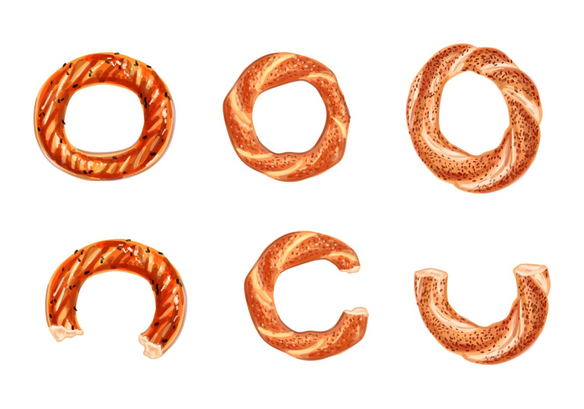 Зарисовки японских блюд рамэн