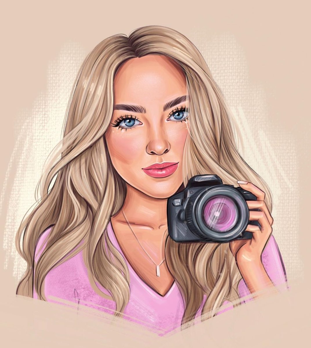 Мультяшные девочки с фотоаппаратом