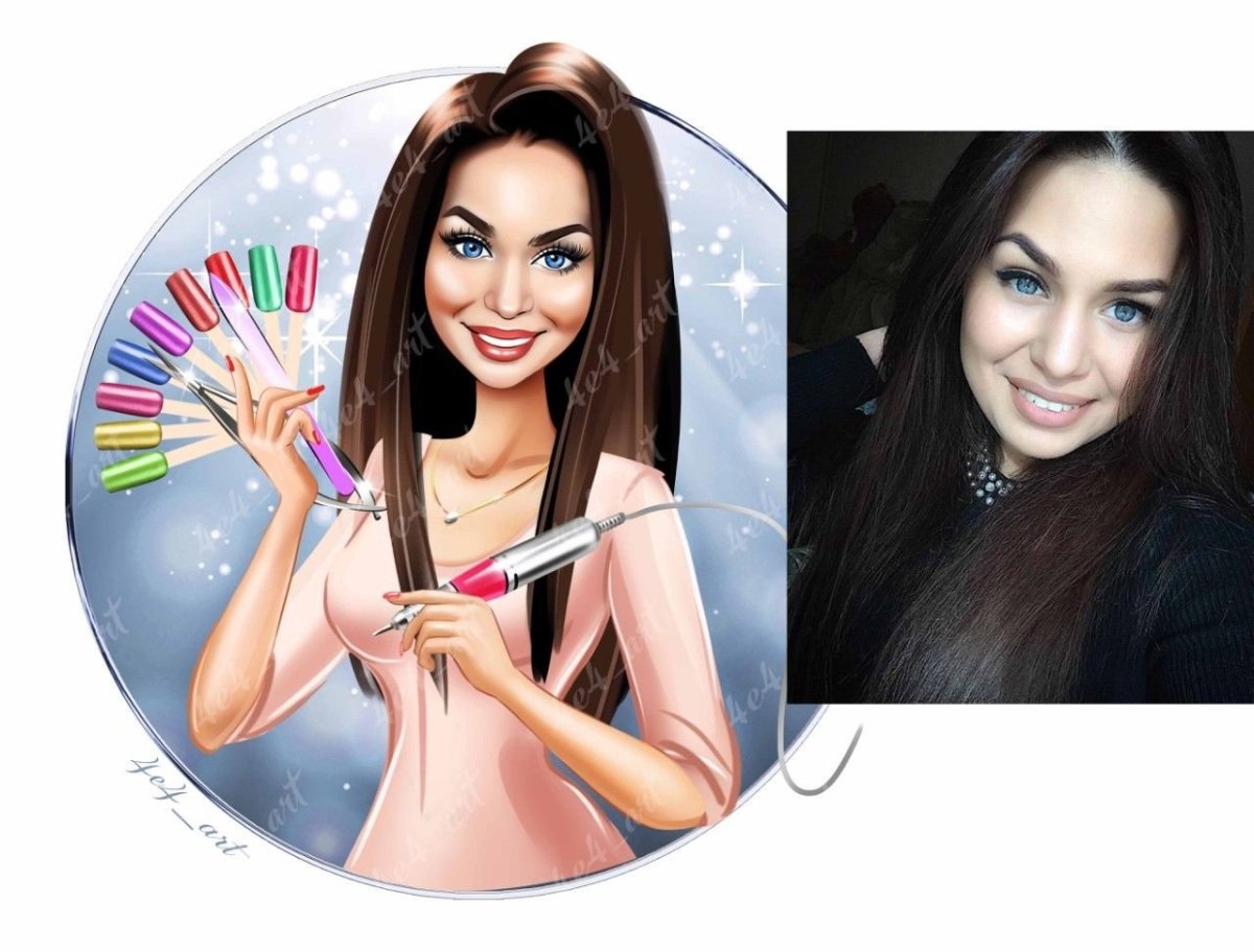 Селфи нарисованное