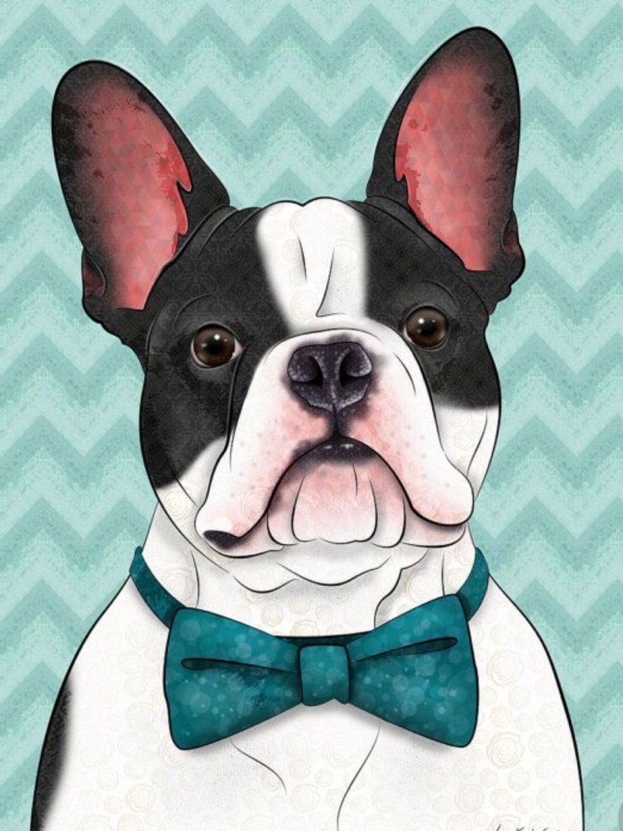 Бульдог мультяшный