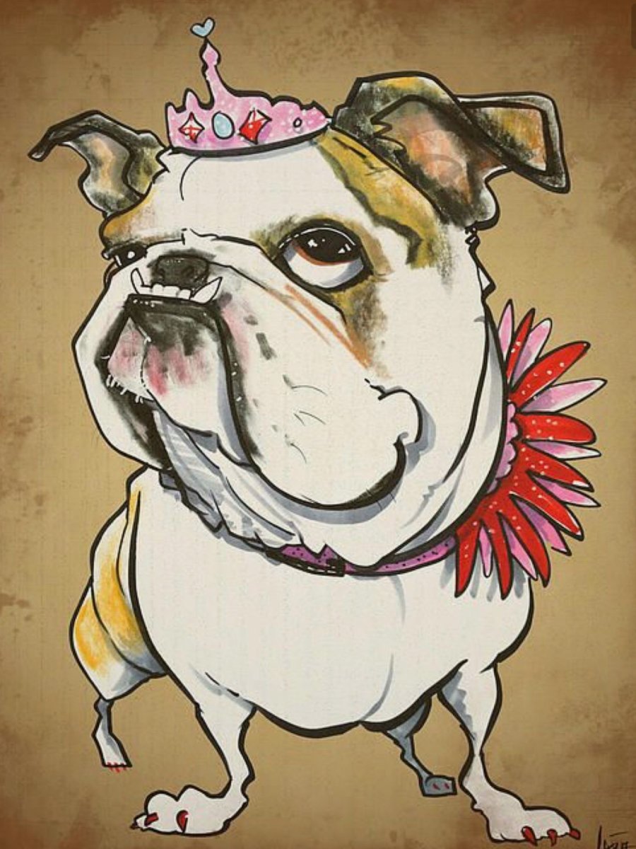 Мультяшные бульдоги