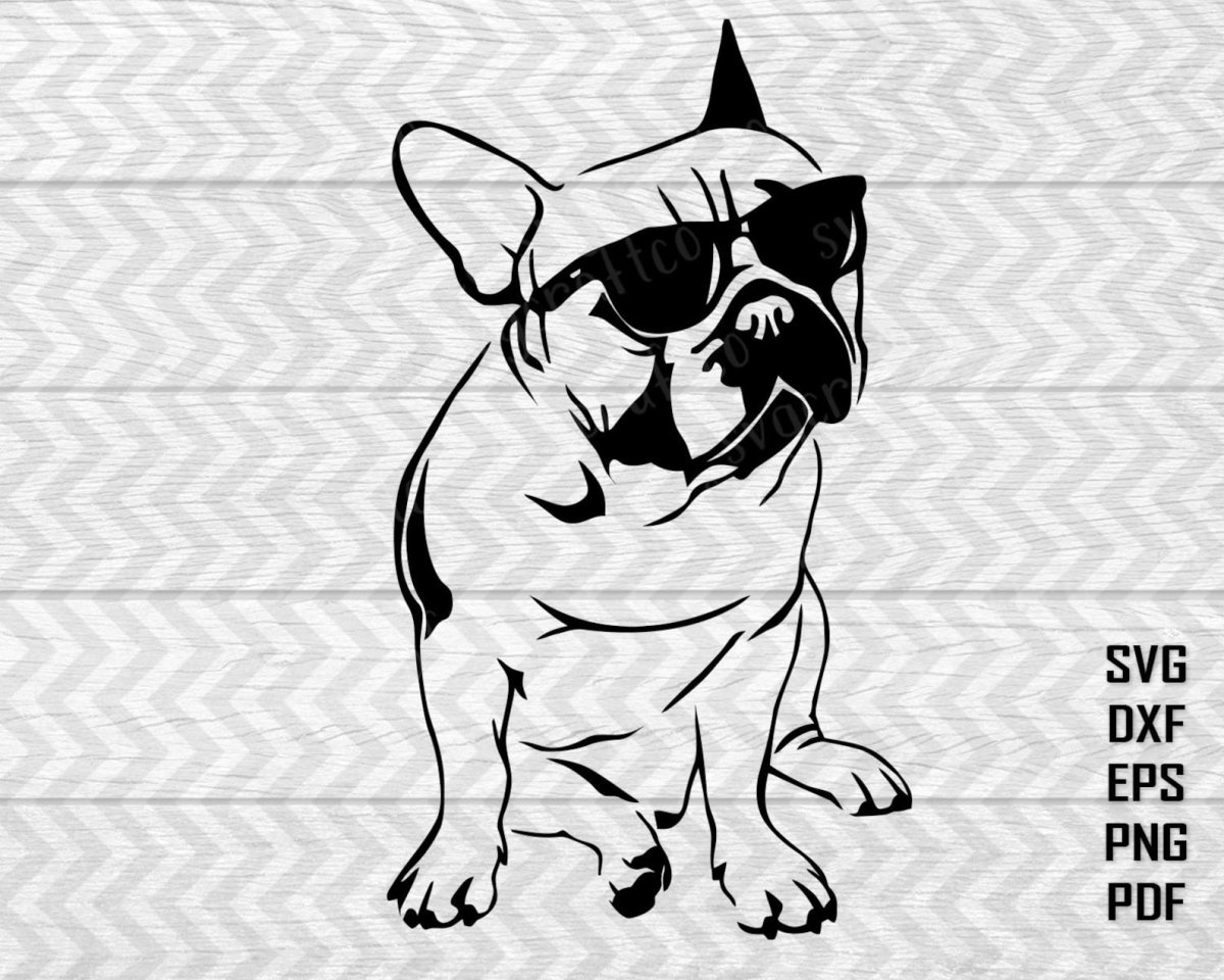 Французский бульдог стилизация