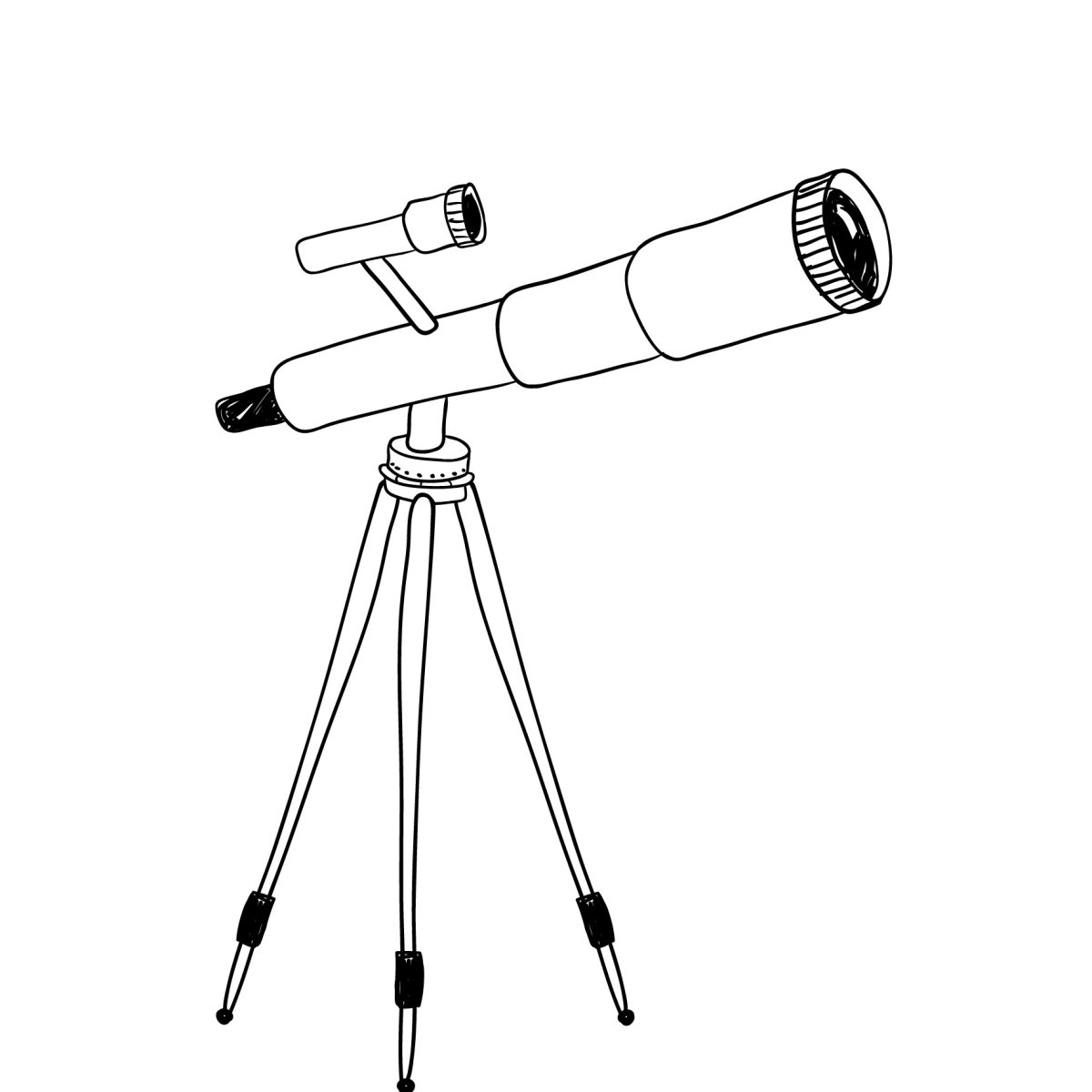Телескоп схематично