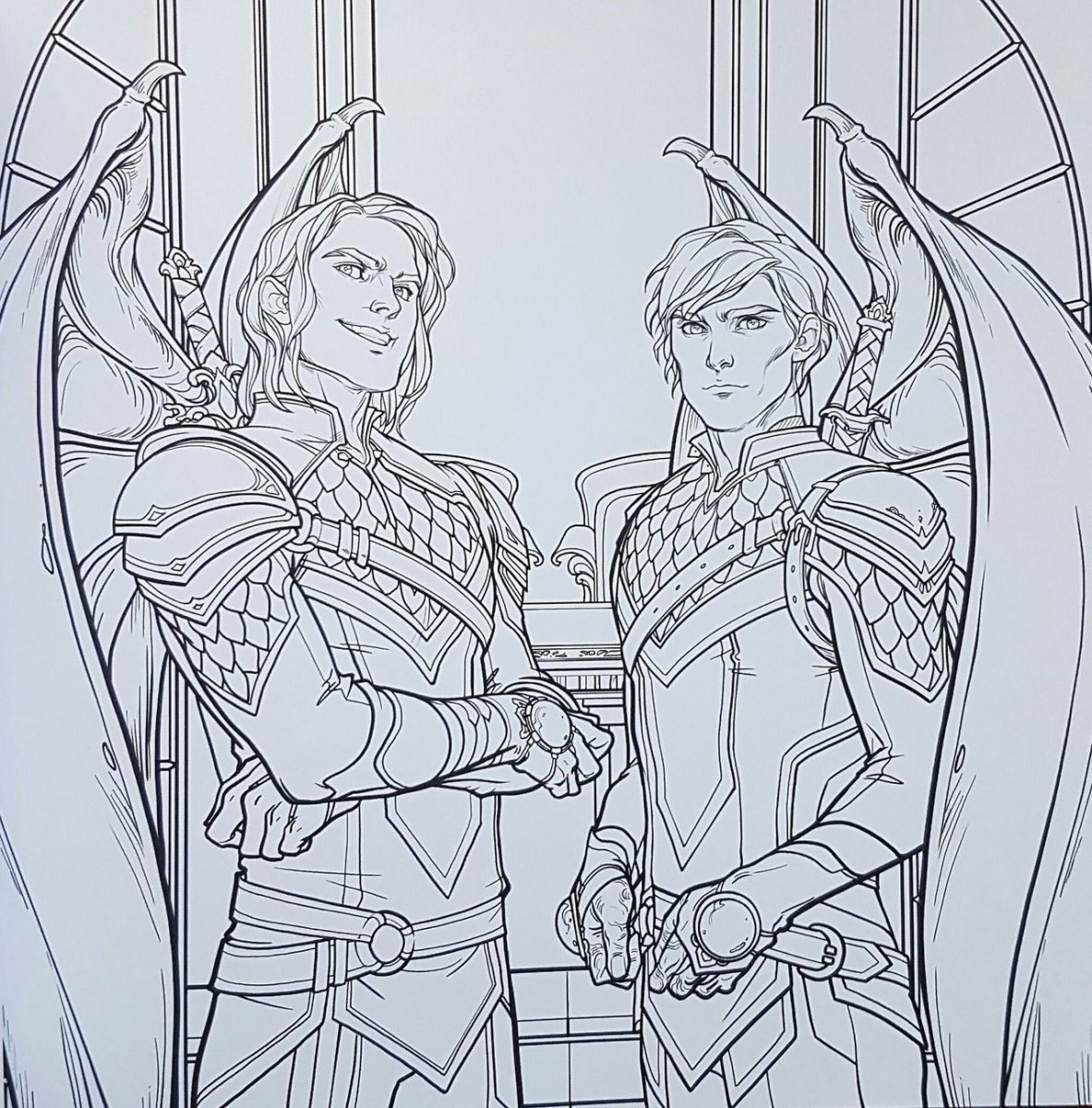 Раскраска Сара Маас