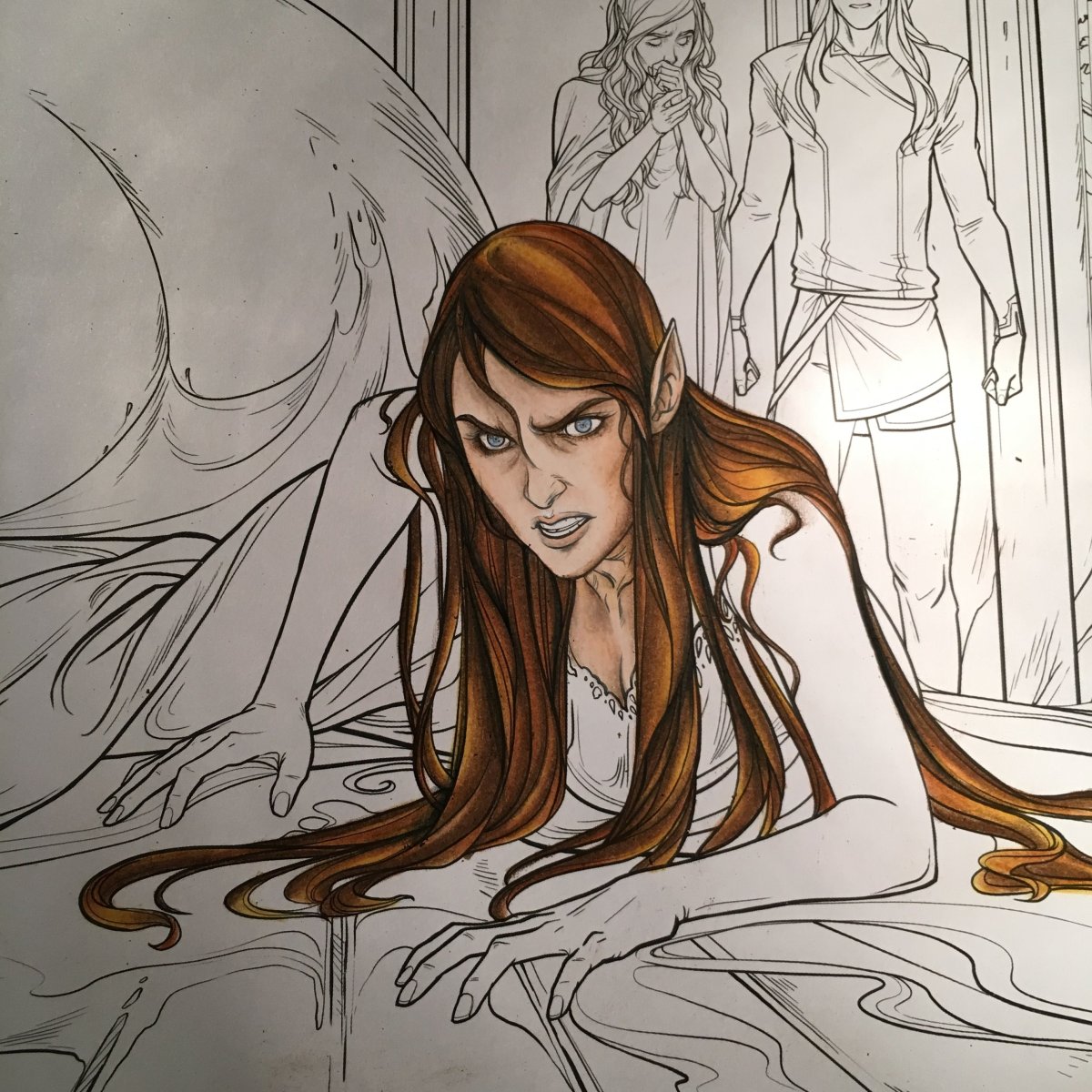 Тронный зал раскраска