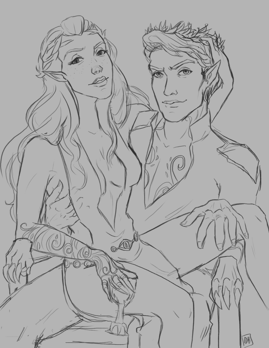 A Court of Thorns and Roses Coloring book