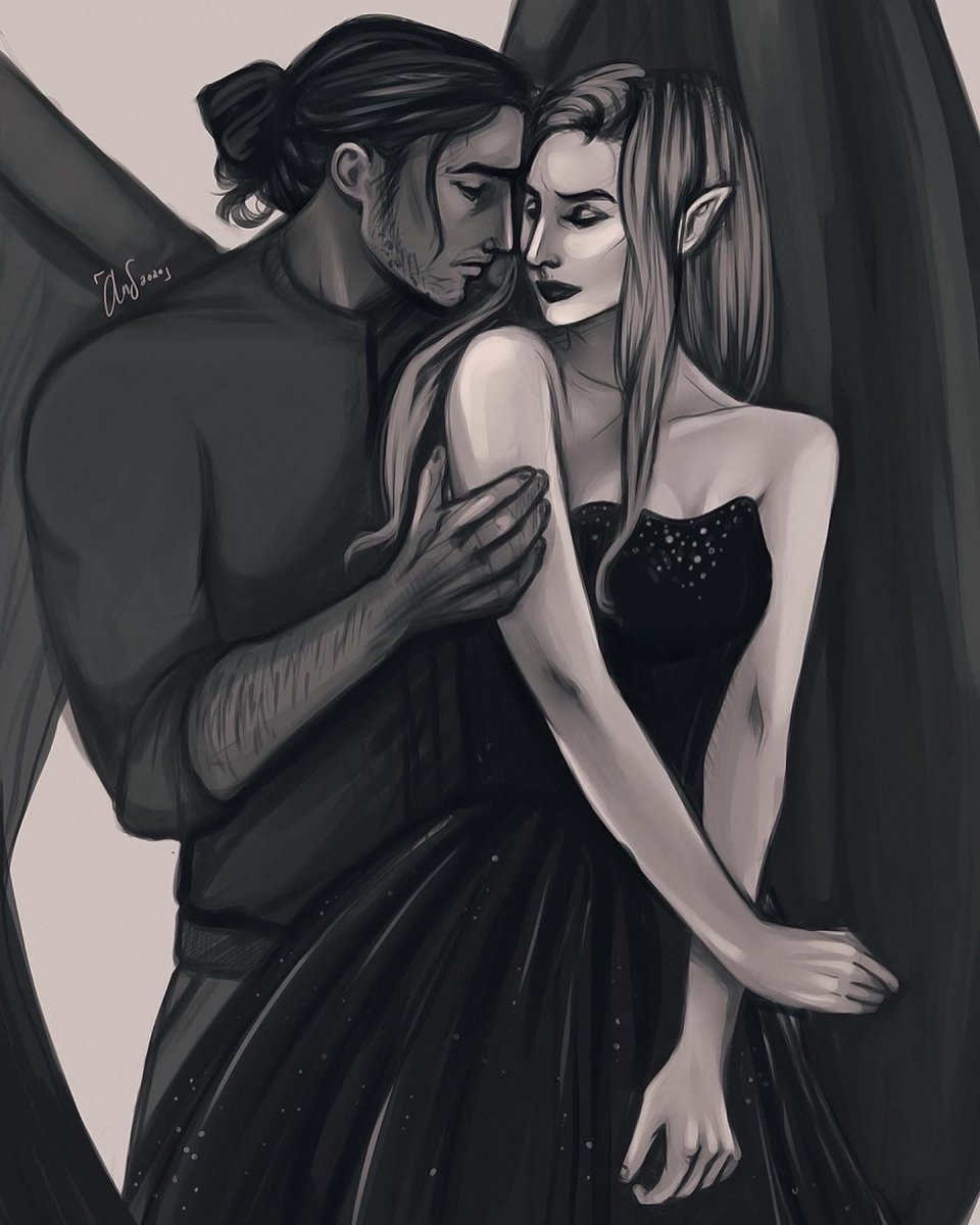 Двор шипов и роз раскраска