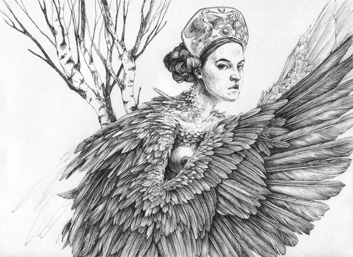 Сирин алконост Гамаюн