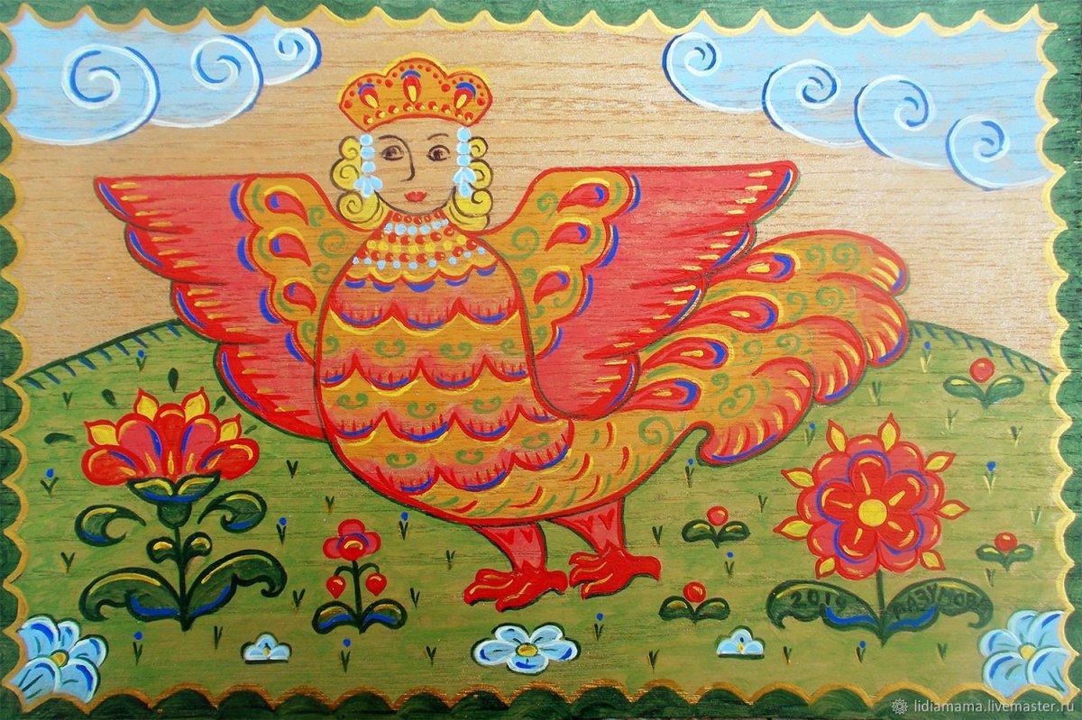 Сирин и алконост тату