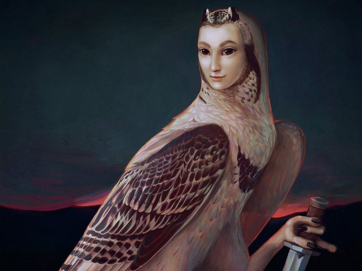 Сирин тату эскиз