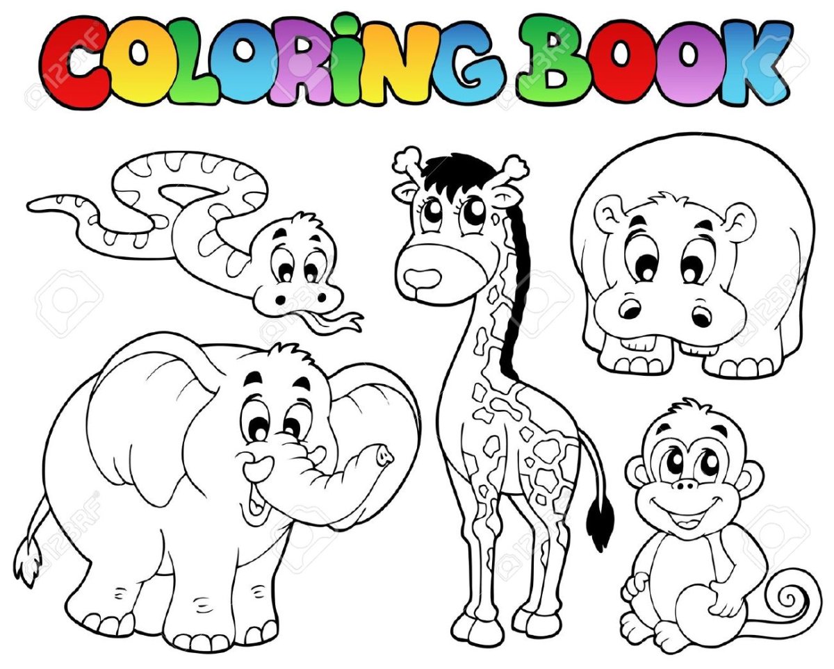 Жители леса раскраски для детей