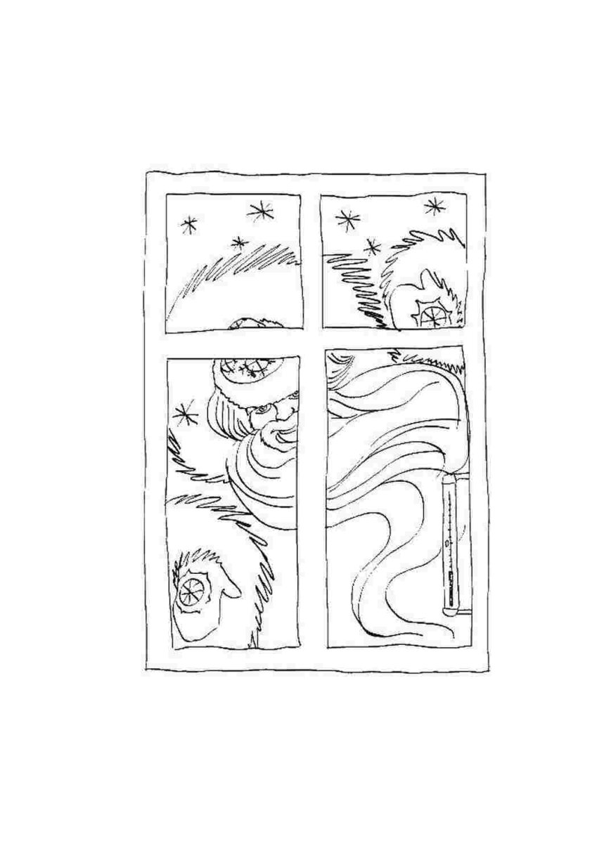 Морозные узоры раскраска для детей