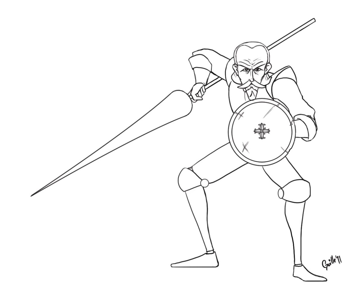 Дон Кихот портрет