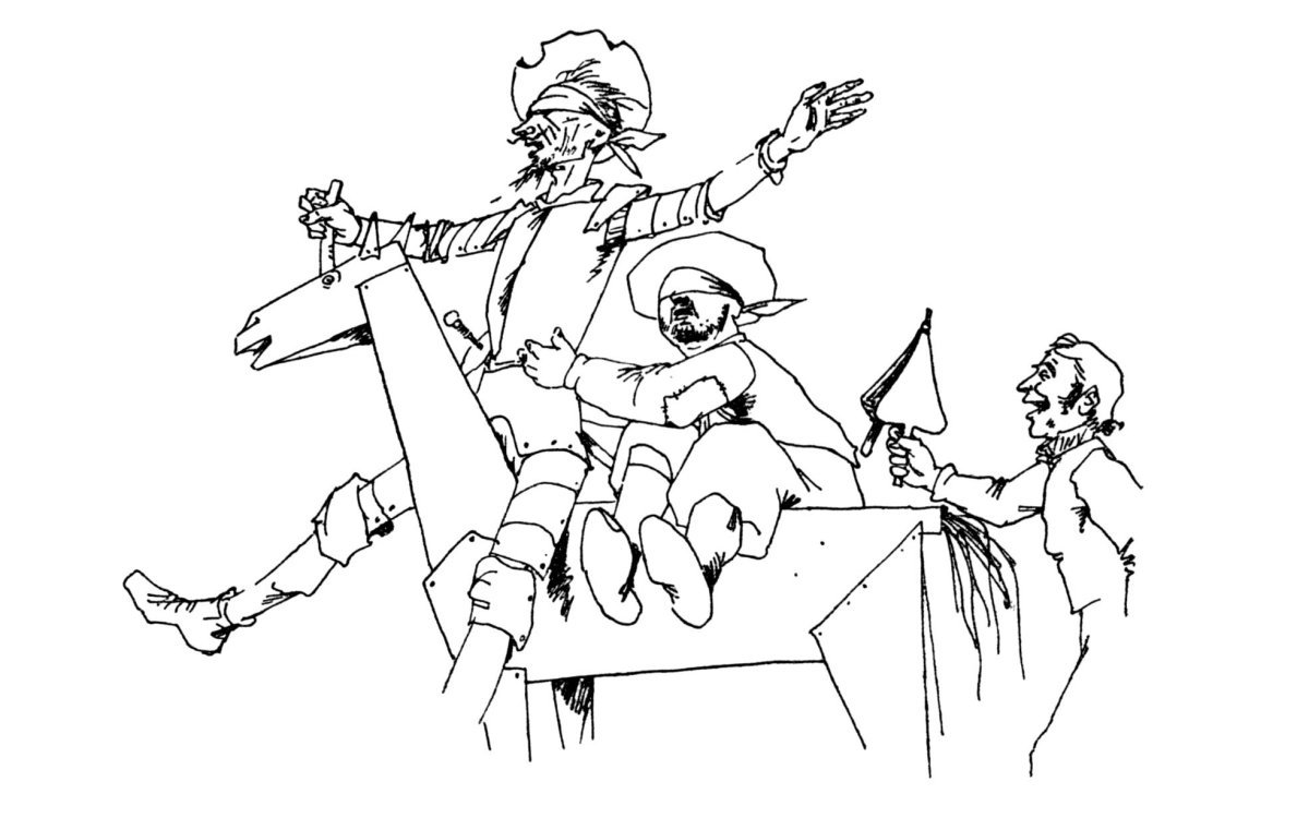 Дон Кихот сражение с ветряными мельницами