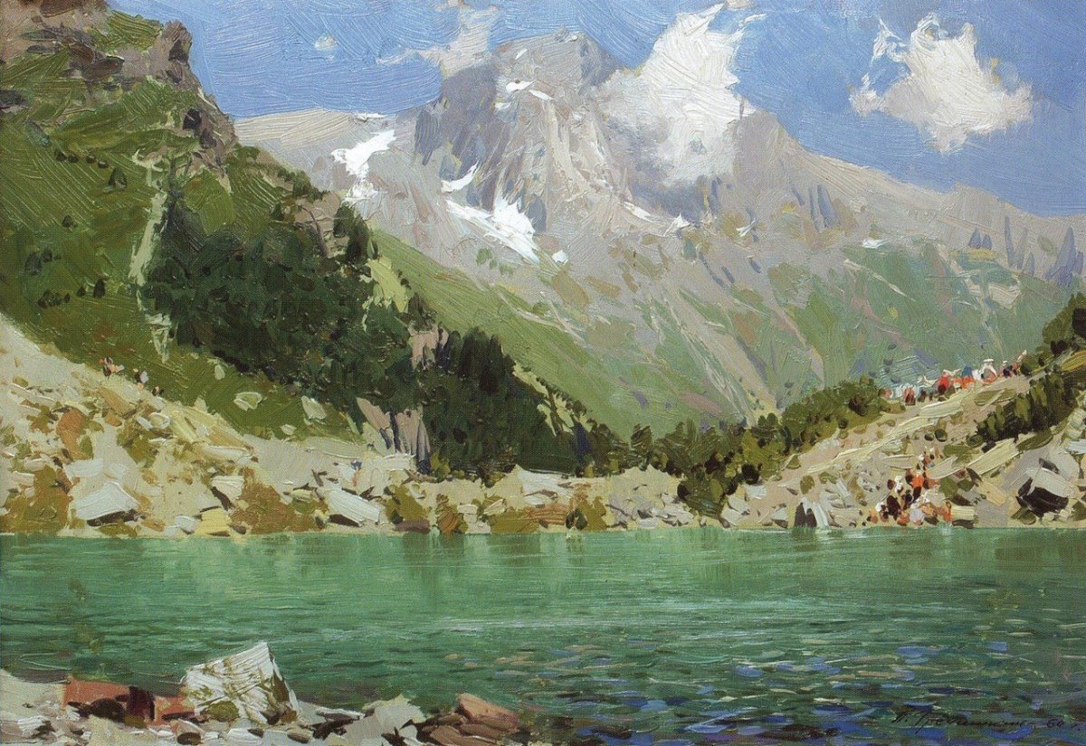 Живопись горы Павел Гречишкин