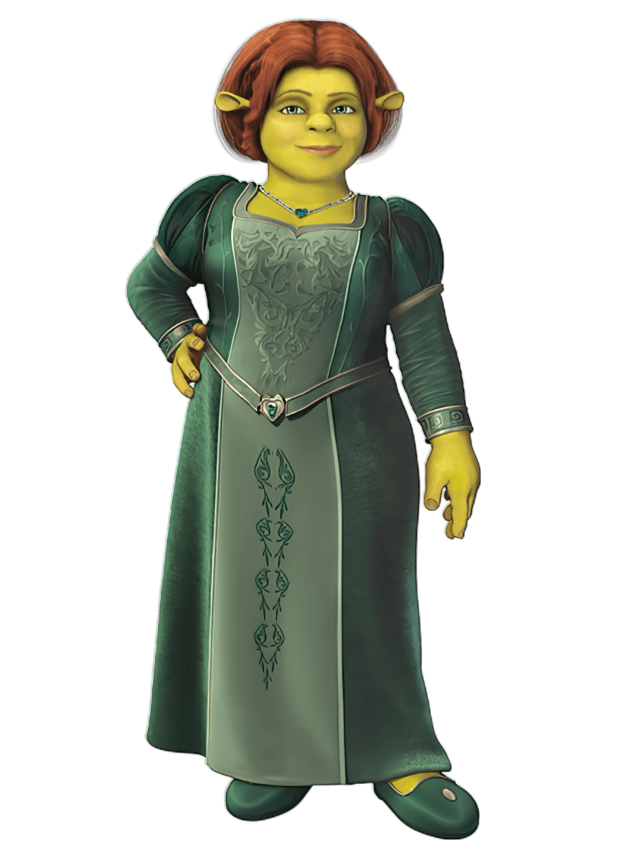 Тёмный силуэт Шрека