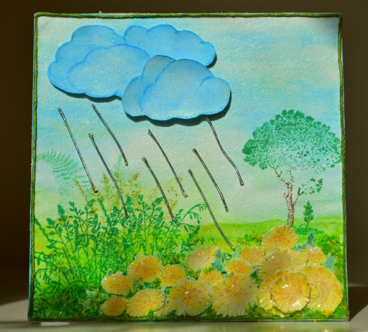 Афанасий Фет весенний дождь рисунок