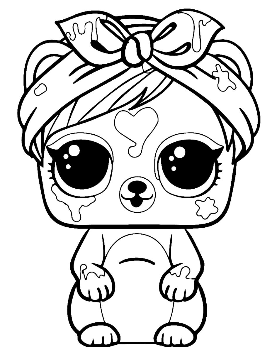 Раскраски мопсики милые