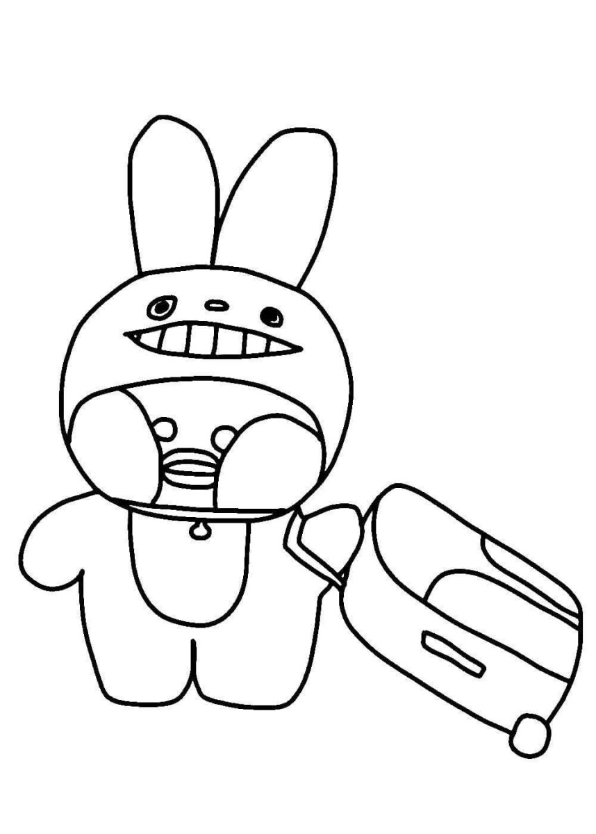 Раскраска уточка лалфанфан