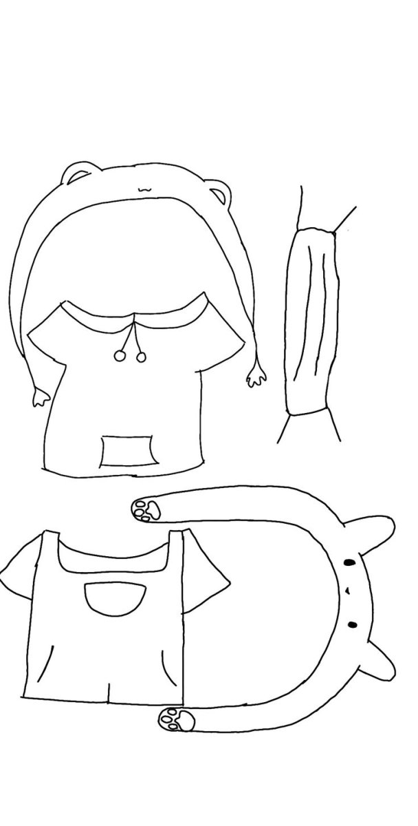 Одежда для бумажной уточки лалафанфан