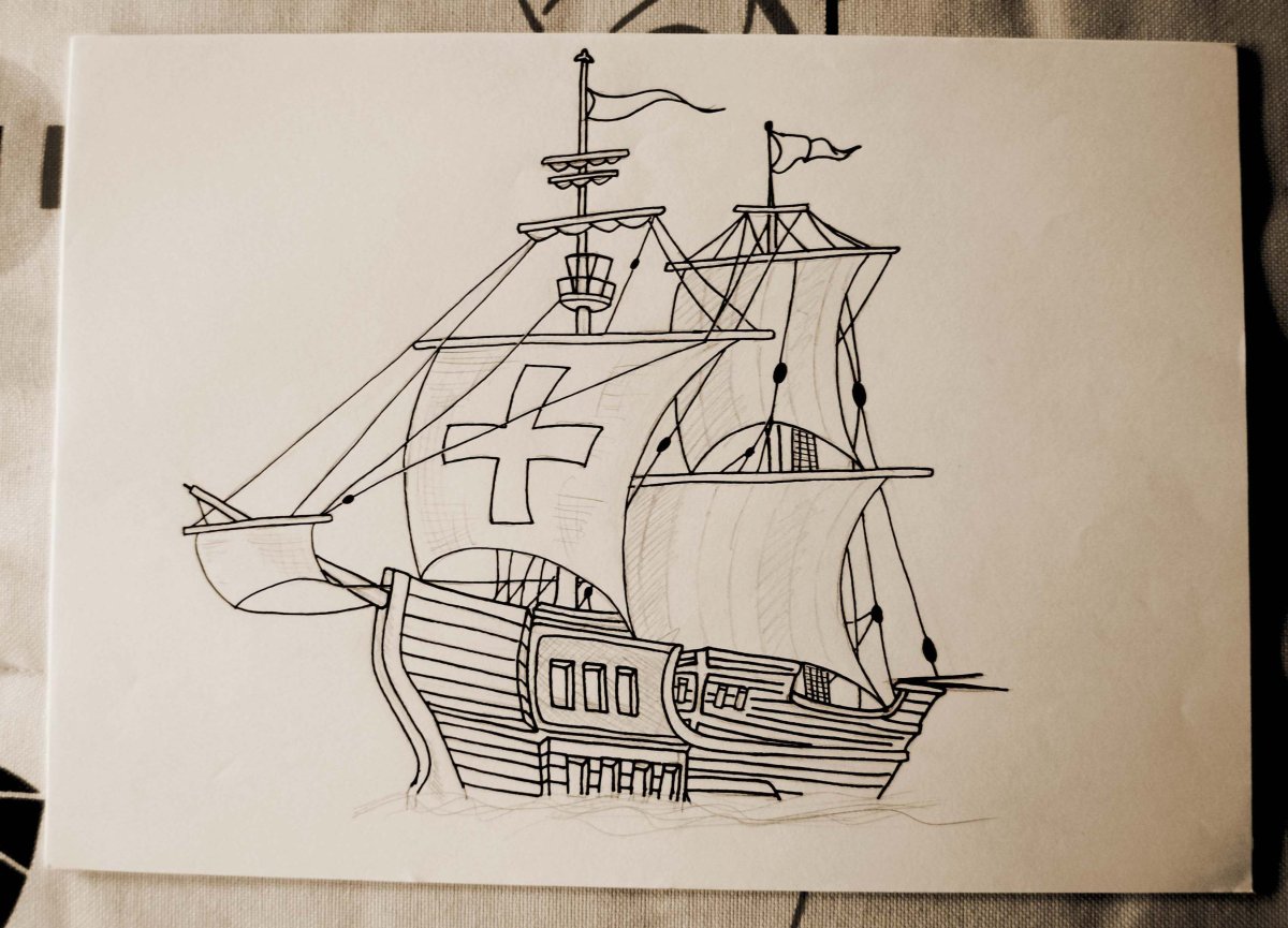 Каравелла рисунок
