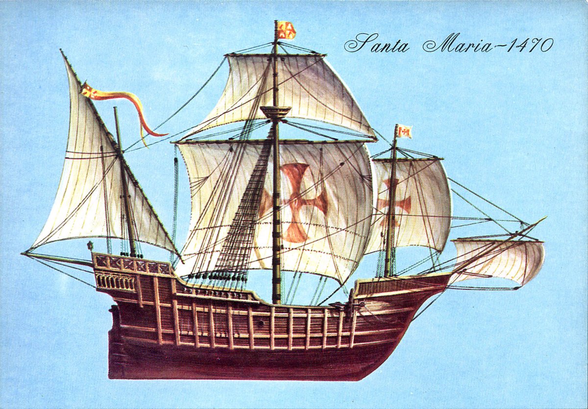 Корабль Колумба "Санта Мария"