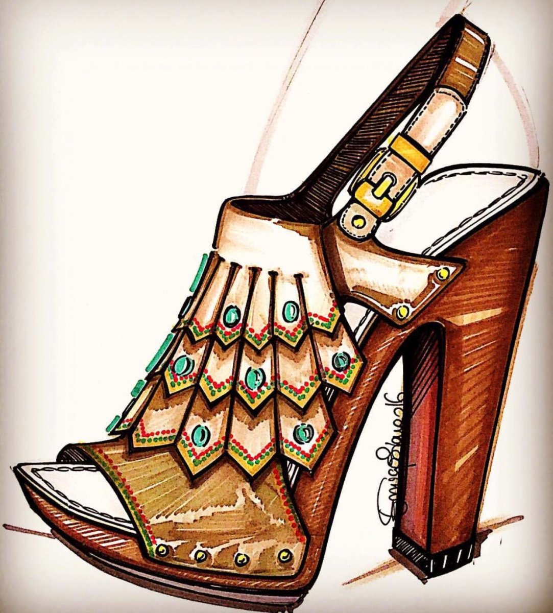 Обувь стилизация