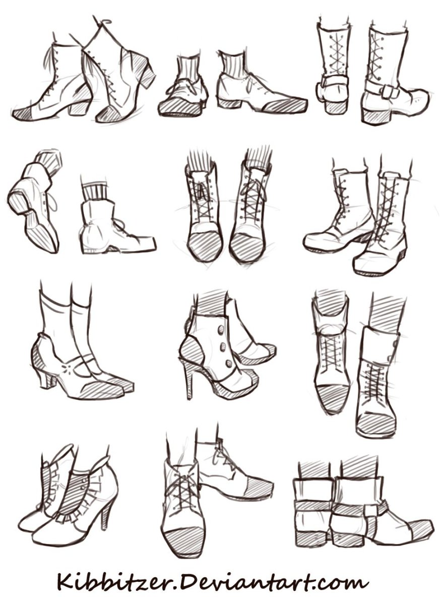 Туфли спереди референс