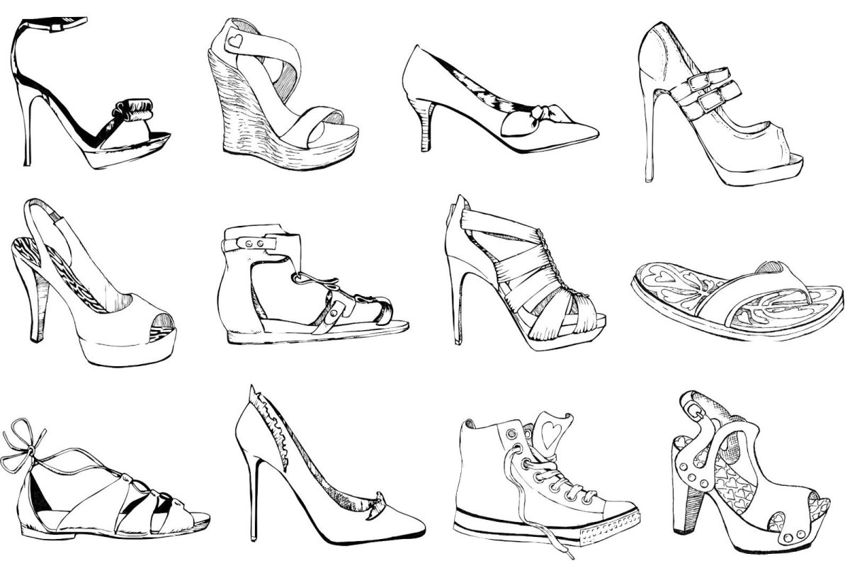 Туфли эскиз