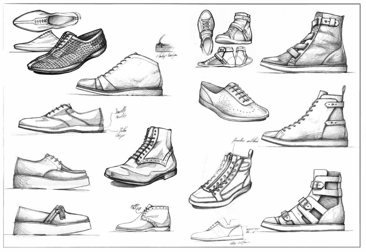 Ботинок референс сбоку