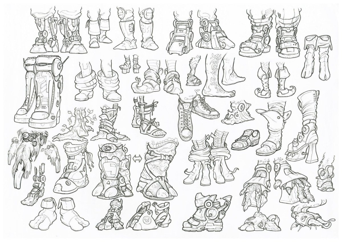 Сапоги сзади референс