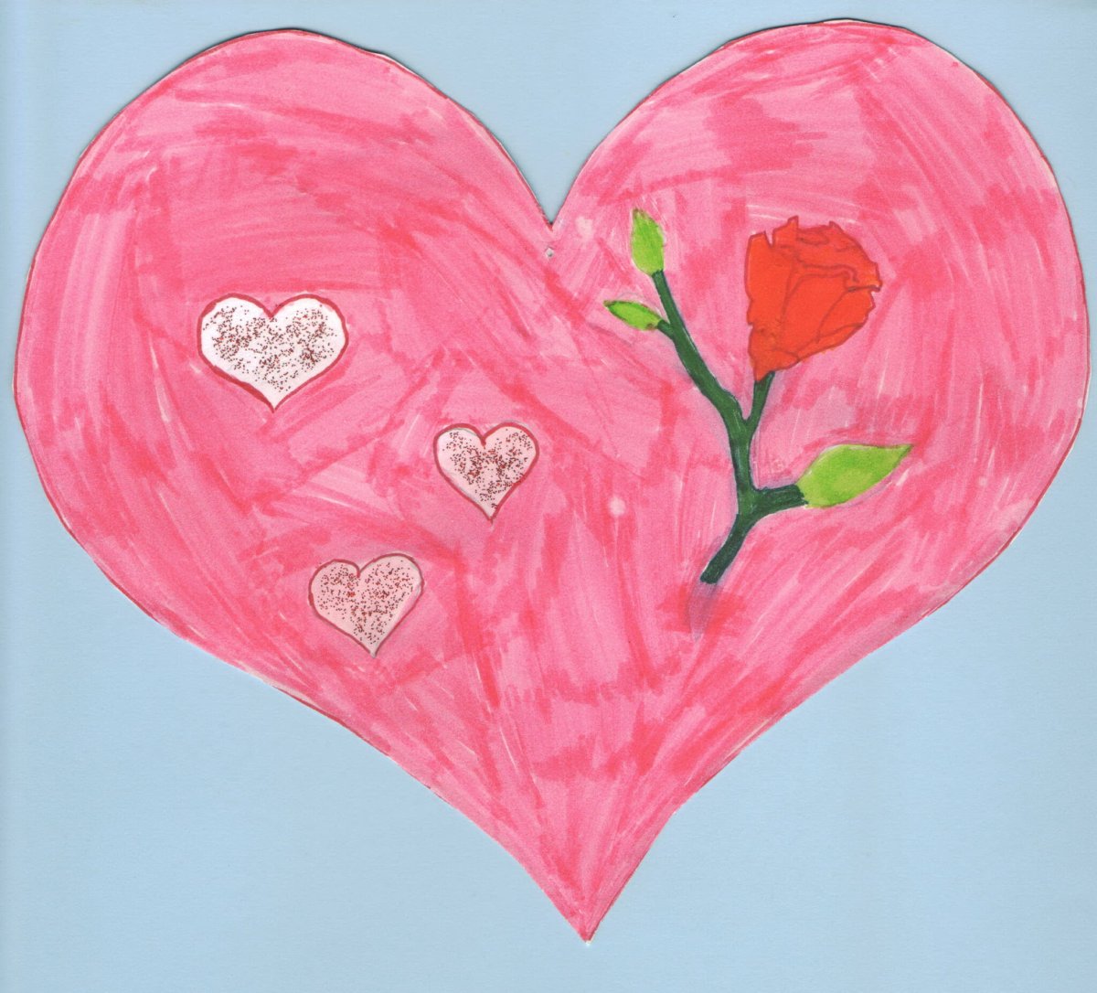 Лёгкие рисунки для мамы